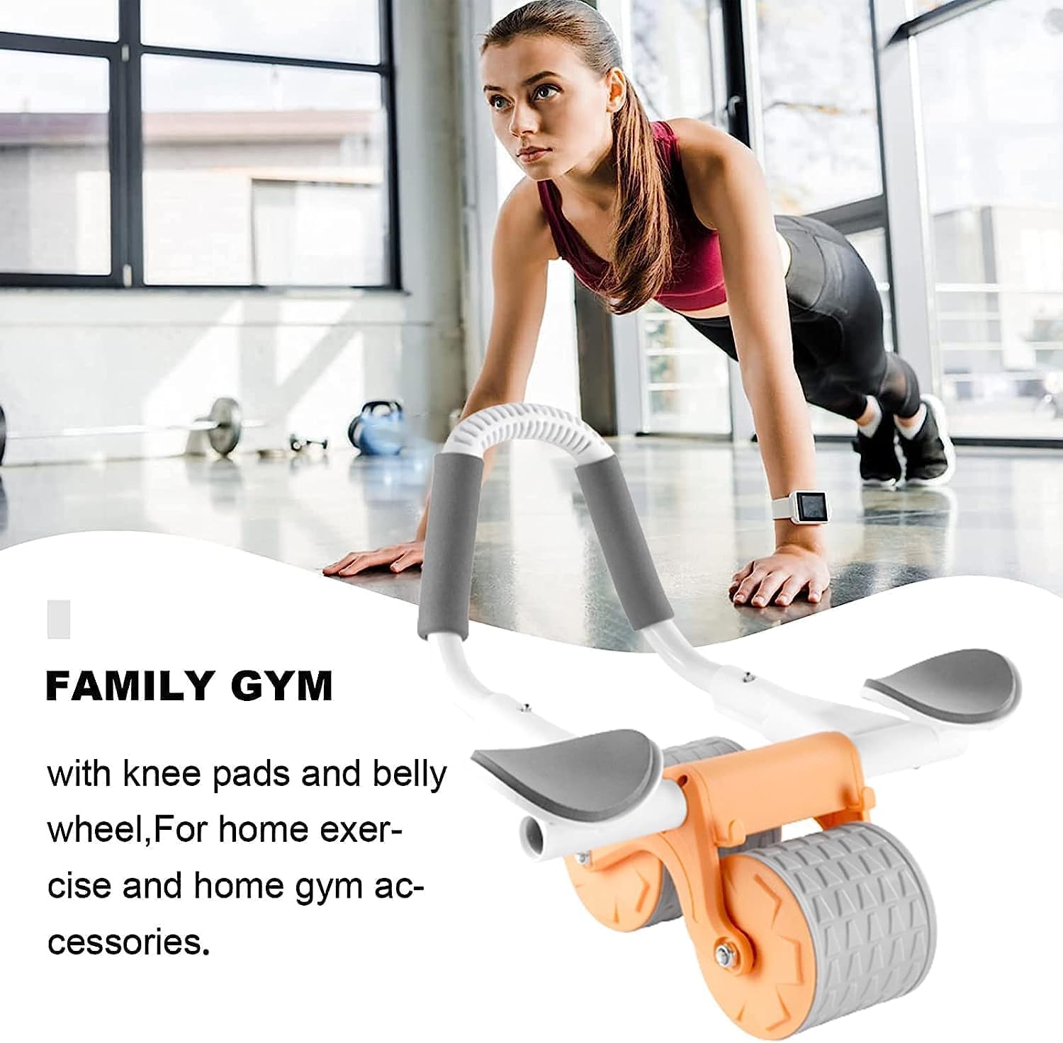 Buy-or-shop-online-Namibia-for-Home-Gym-Ab-Roller-for-Indoor-Outdoor-Automatic-Rebound-Roller-Wheel-with-Elbow-Support-Abdominal-Exercise-Machine-for-Abs-Workout-and-Fitness-yormarket-9